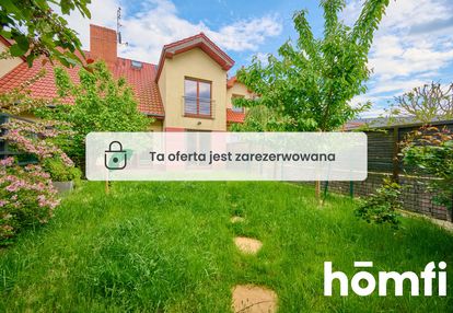 Szeregówka z ogródkiem,południe wrocławia-karwiany