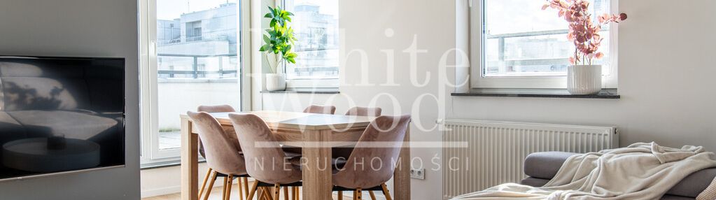 Dwupoziomowe mieszkanie z tarasem  w centrum