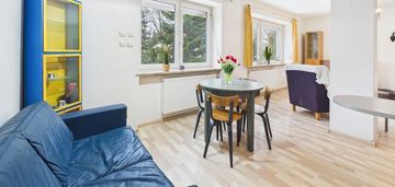 2 pokoje, duże okna, ogródek, garaż, piwnica