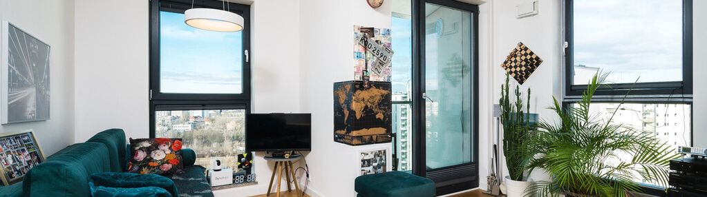 Mieszkanie z widokiem, 3 pokoje, garaż | mogilska