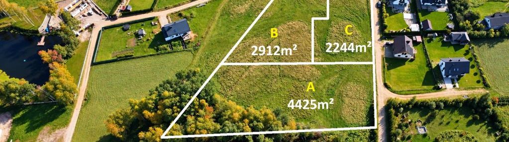 Cieszenie k. chmielna, wz,  2244 m2- duża działka