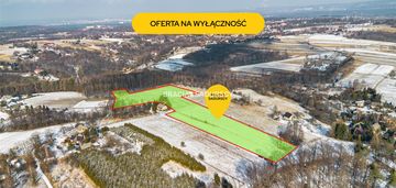 Płaska działka 2,21ha | inwestycja | natura