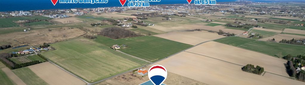 Piękna działka budowlana 2,5 km od morza - 35 arów