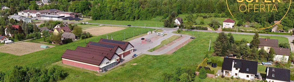 Działka komercyjno- usługowa 79,29 ar przy biedronce i drodze woj 956