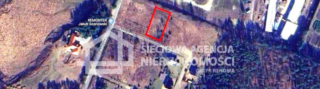 Niestępowo ul. akacjowa działka na sprzedaż.