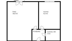 Mieszkanie 32 m2 świdnik - 2 piętro