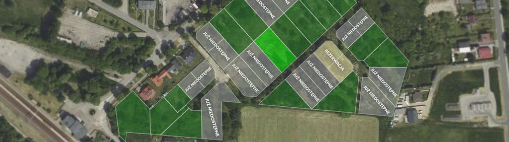 Działka budowlana koszęcin 1117m2 słowików