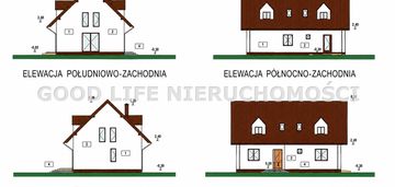 Dom jednorodzinny 130 m², projekt indywidualny,
