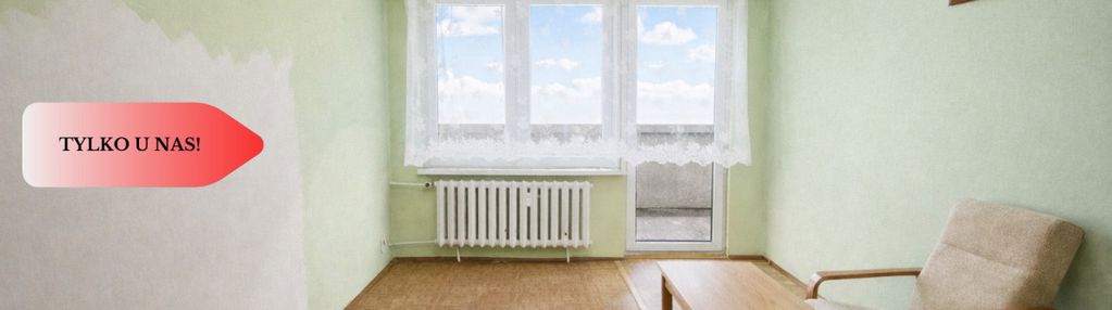 Jasne 2 pokoje z balkonem – świecie. do remontu.