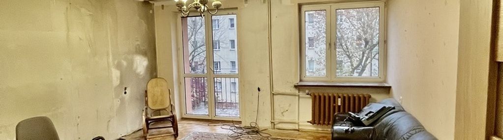 3 pokoje z opcją 4, ul. narewska/do remontu