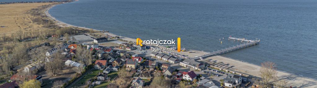 Mechelinki z widokiem na morze i ogródkiem.