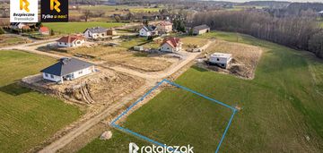 Milwino k. wejherowa|działka budowlana z wz|las|s6