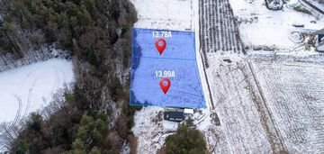 Działka budowlano-rekreacyjna kamionna | 13,78 ar