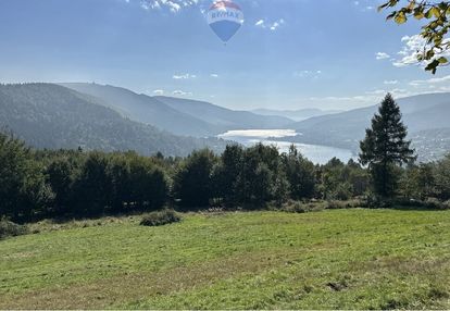 Widok na góry i jezioro międzybrodzkie i żywieckie