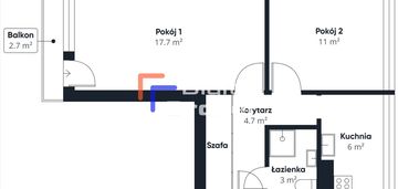 2 pokoje⭐️rozkładowe⭐️balkon⭐️park im. wł andersa