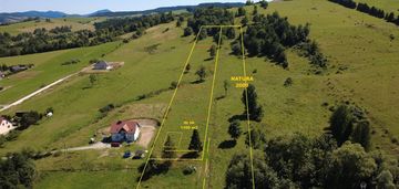 Be49 arów z wz na 5 domów – okolice krynicy-zdroju