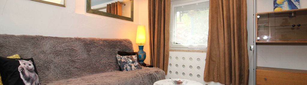 Przytulna kawalerka | ogród | taras | brochów