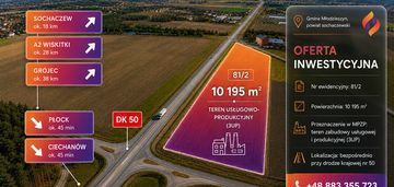 Teren z mpzp pod up- 1,02 ha przy dk50| sochaczew