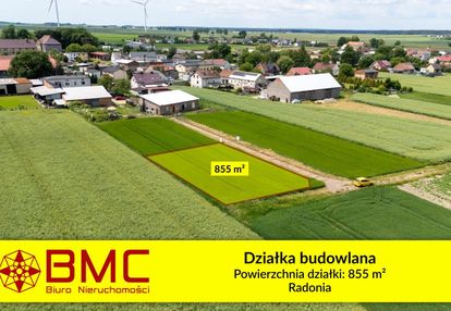Działka budowlana radonia 855m2