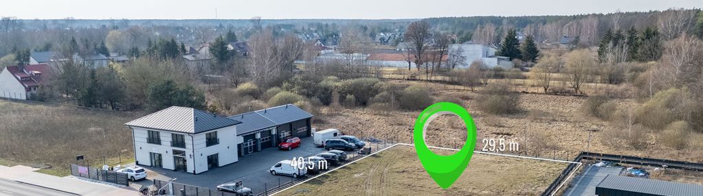 Działka mieszkaniowo-usługowa 1200m2