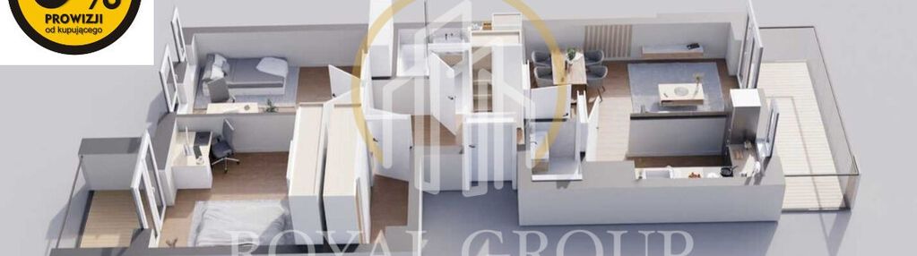 Deweloperka, 3 pokoje, 2 balkony, nałęczowska