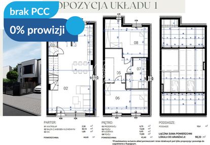 Dom w łochowie w cenie mieszkania-0%prowizji