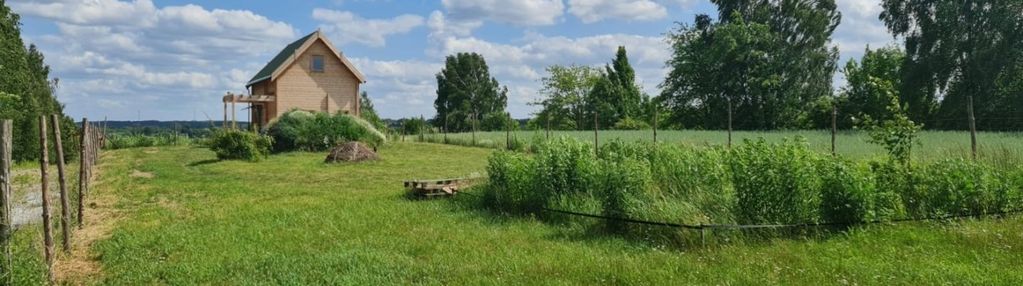 Klimatyczny dom z bala, na wzgórzu z widokiem