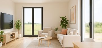 Gotowy dom w dysie, działka 10a