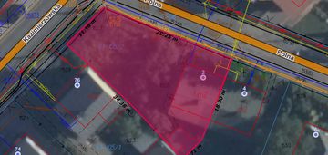 Działka z domem 549 m2 siedlce ul polna 2-narożna