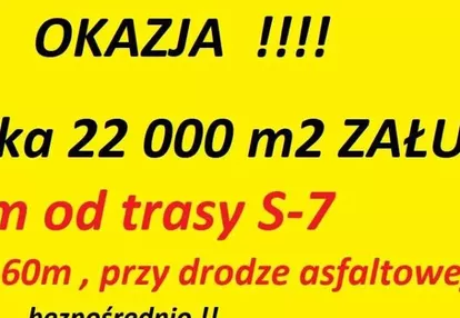 OKAZJA !! 22 000 m2 gm. ZAŁUSKI / WROŃSKA . Media