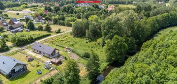 Działka skórka, gmina krajenka pow. 1741 m2, rzeka