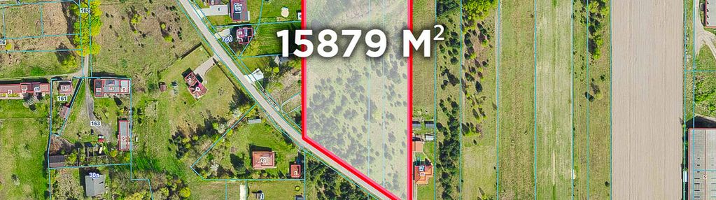 Duża działka 1,5 ha pod dom lub stadninę jadwinin