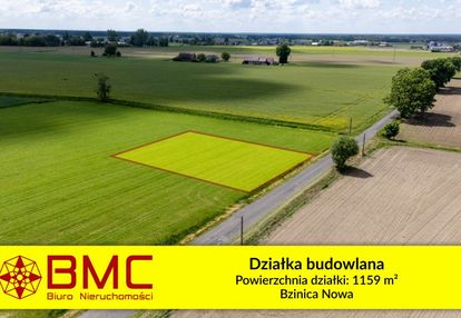 Działka budowlana bzinica nowa 1159m2