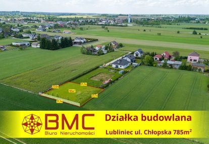 Działka budowlana lubliniec, ul. chłopska 785m2