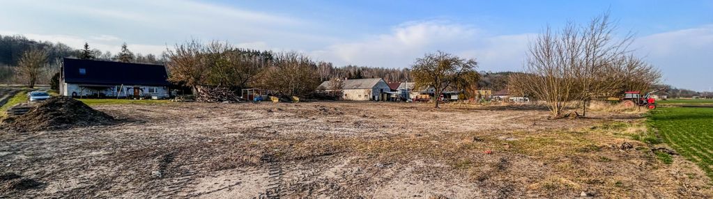 Działka w grucznie 2166m² wz, media w pobliżu