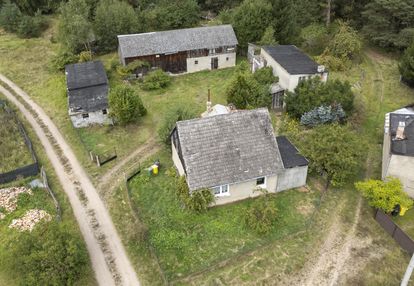 Siedlisko w zimnych zdrojach,blisko rzeka wda, las