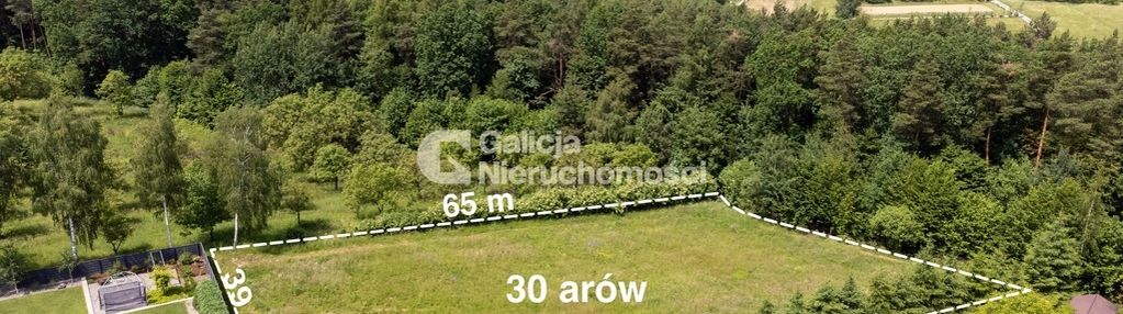 Działka na terenach widokowych przy lesie