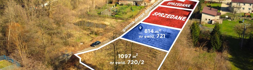 Na sprzedaż działka budowlana, pow. 814 m²