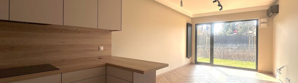Wykończone, nowe 3 pokoje z ogródkiem 35 m2