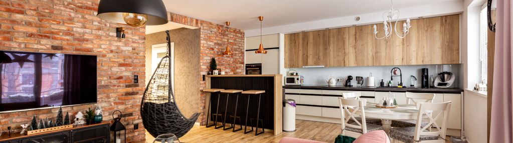 Mieszkanie dwupoziomowe z ogródkiem i garażem