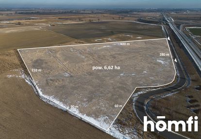 Działka inwestycyjna przy węźle komunikacyjnym