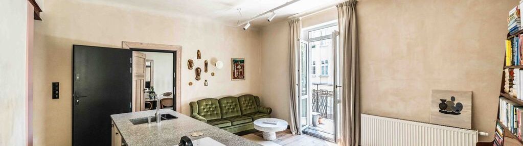 Stylowe mieszkanie biuro kamienica balkon łazarz