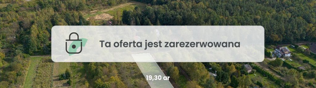 Działka 19,3 ar przy lesie | kraków bielany