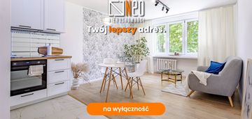Nowoczesne wnętrze i cisza za oknem - przy parku