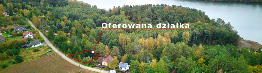 Działka w sąsiedztwie jeziora nowa wieś ostródzka