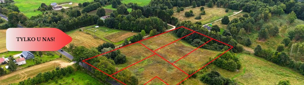 Obniżka ceny! działki blisko jeziora komorze