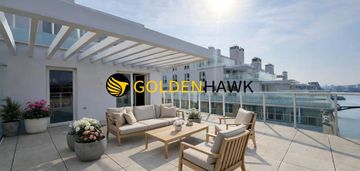 Apartament ze spektakularnym tarasem nad odrą, 98m2, stan deweloperski