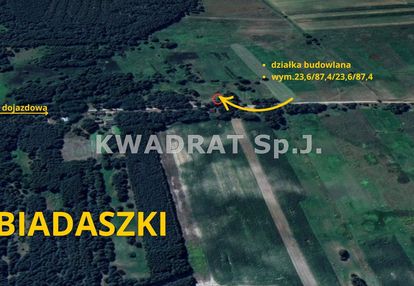 Działka budowlana – biadaszki