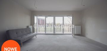Nowoczesne studio, balkon,widok na park.riverpoint