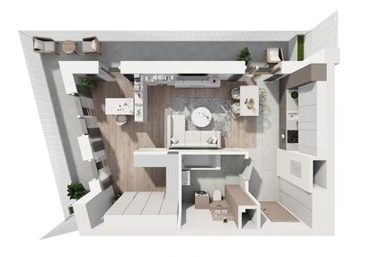 Mieszkanie 47,5m2 w centrum miasta